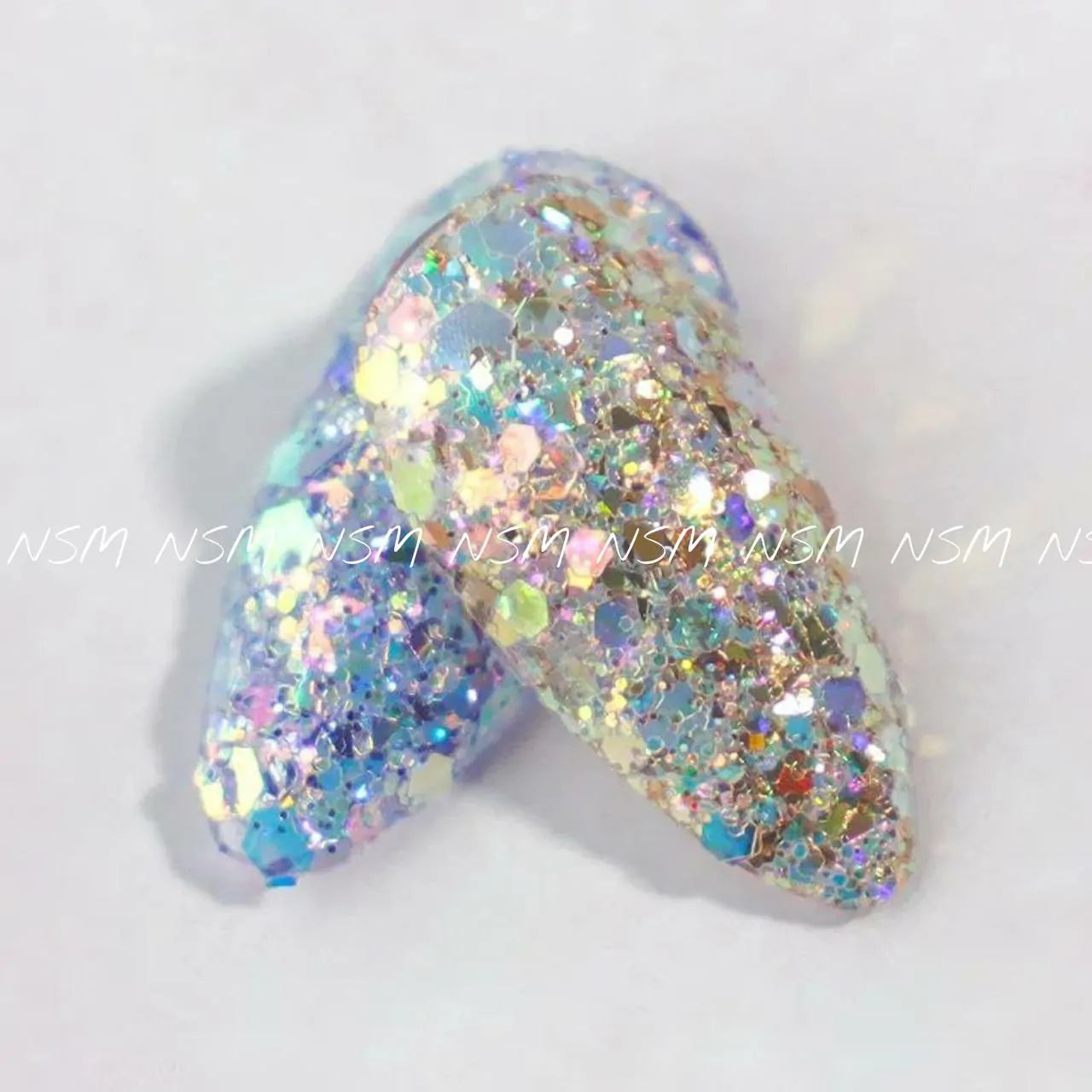 Mermaid Glitter Mylars Mix Jars (Set of 8)