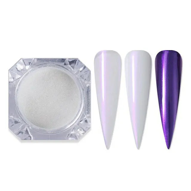 Mermaid Purple Nail Chrome Powder (Approx. 1gm)