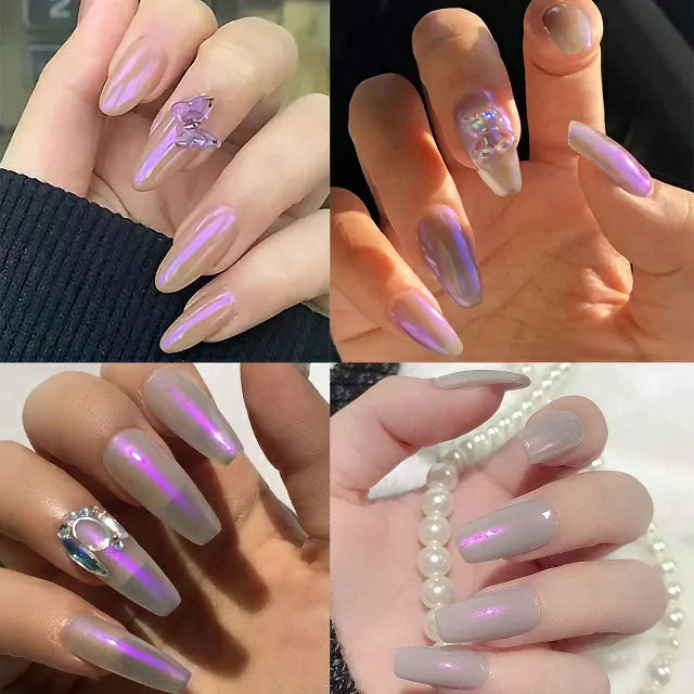 Mermaid Purple Nail Chrome Powder (Approx. 1gm)