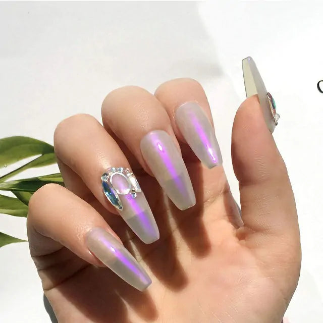 Mermaid Purple Nail Chrome Powder (Approx. 1gm)