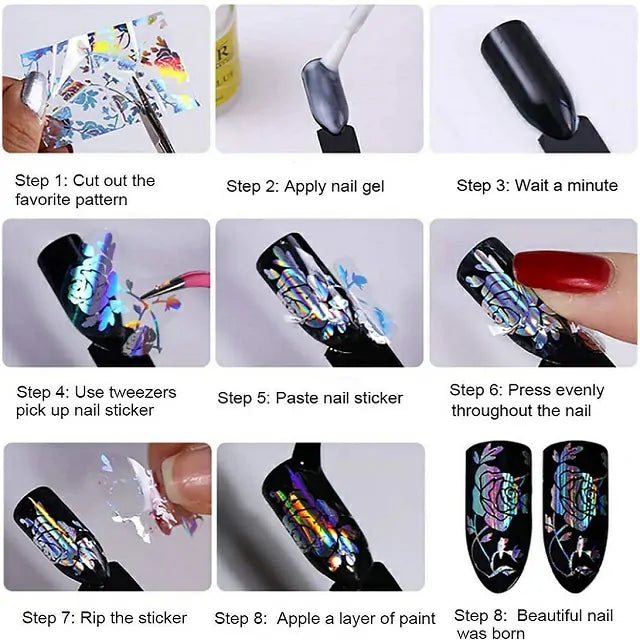 Metallic Nail Art Transfer Foil Box