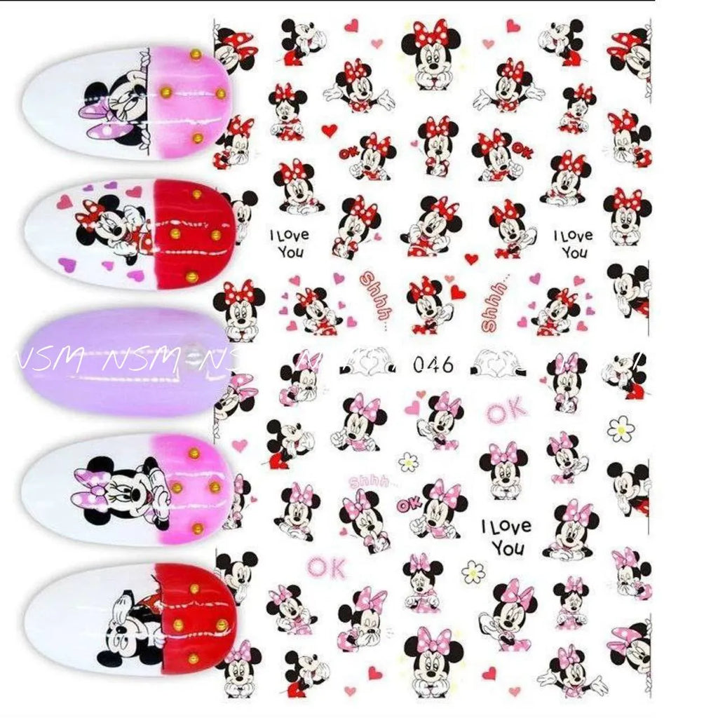 Minnie Mouse Sticker Sheet (046)