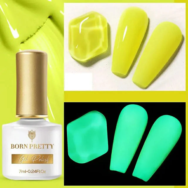 Born Pretty Neon Luminous Glow In The Dark Gel Nail Polish (7ml)