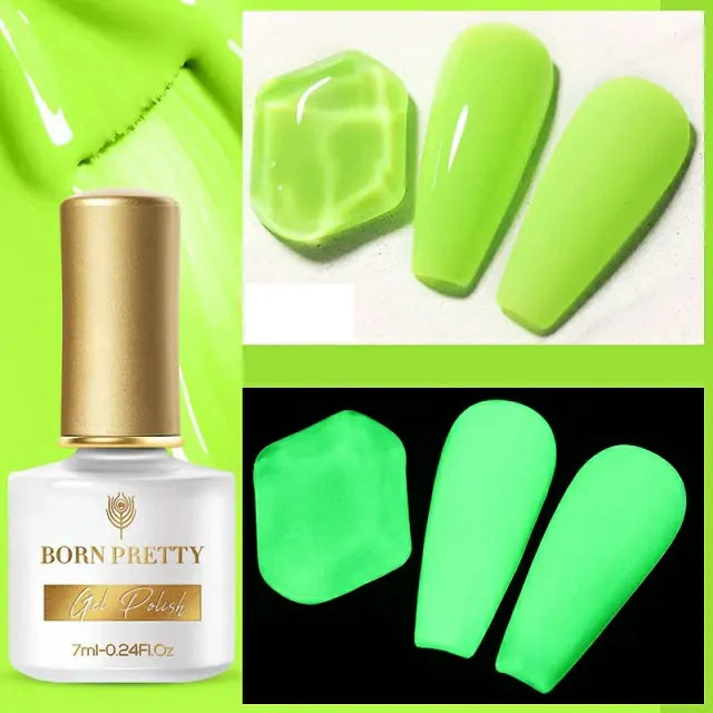 Born Pretty Neon Luminous Glow In The Dark Gel Nail Polish (7ml)