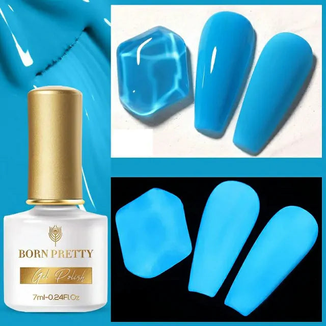 Born Pretty Neon Luminous Glow In The Dark Gel Nail Polish (7ml)