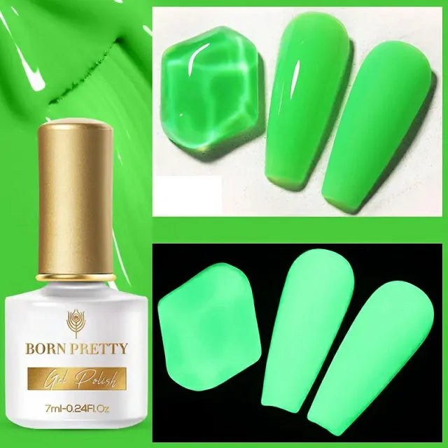 Born Pretty Neon Luminous Glow In The Dark Gel Nail Polish (7ml)