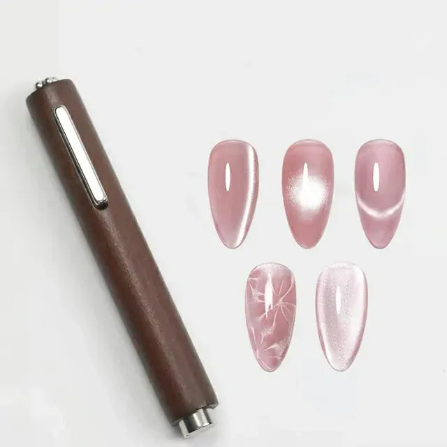 Nail Art Cat Eyes 3 In 1 Wooden Cigar Magnet