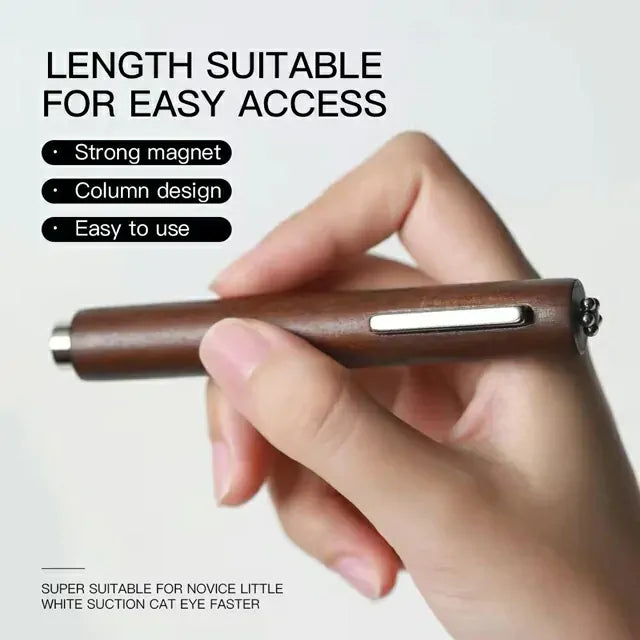 Nail Art Cat Eyes 3 In 1 Wooden Cigar Magnet