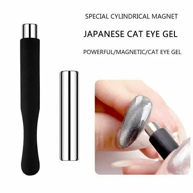 Nail Art Cat Eyes Cylinder Magnet