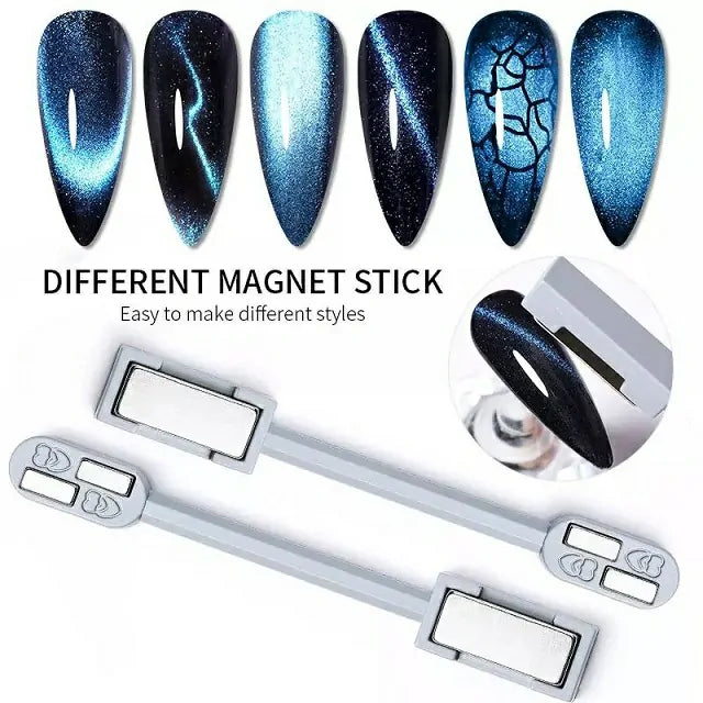 Nail Art Cat Eyes Double Head Magnet