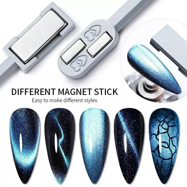 Nail Art Cat Eyes Double Head Magnet