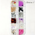 Nail Art Charms Accessories And Mylars Mix Grid 01