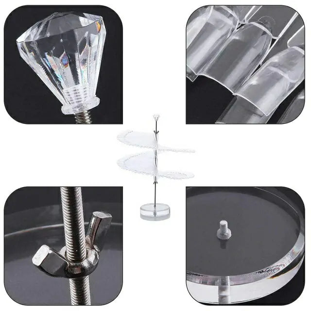 Nail Art Color Chart Spiral Stand (120 Pcs)