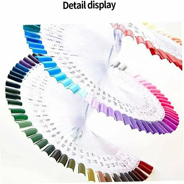 Nail Art Color Chart Spiral Stand (120 Pcs)