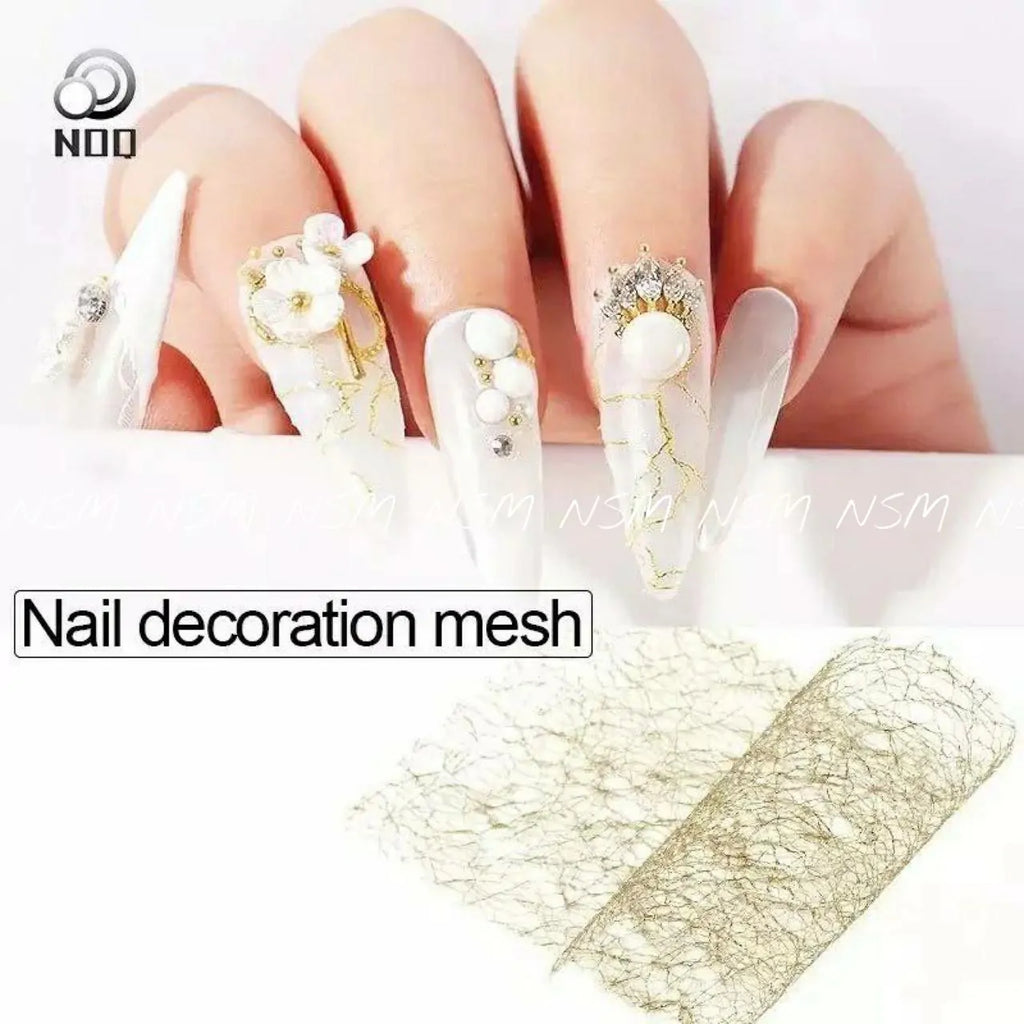 Nail Art Mesh Paper Rolls (Set Of 4)