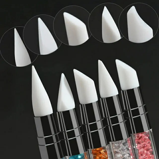 3D Nail Art Silicone Tool (Set Of 5)