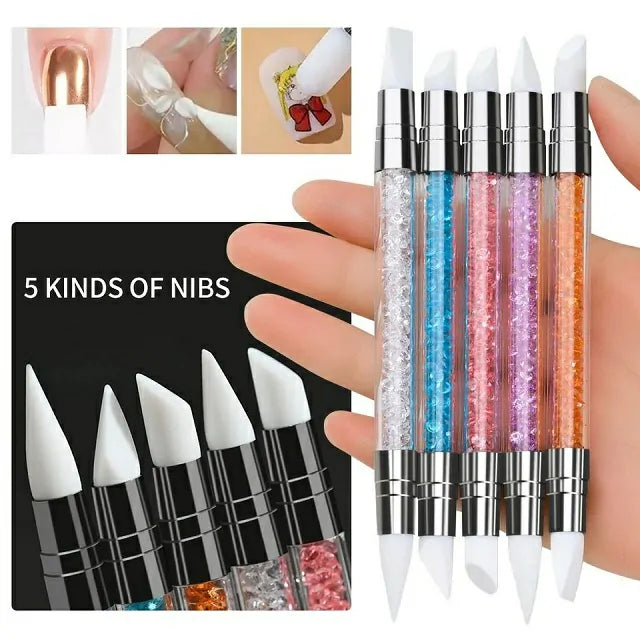 3D Nail Art Silicone Tool (Set Of 5)