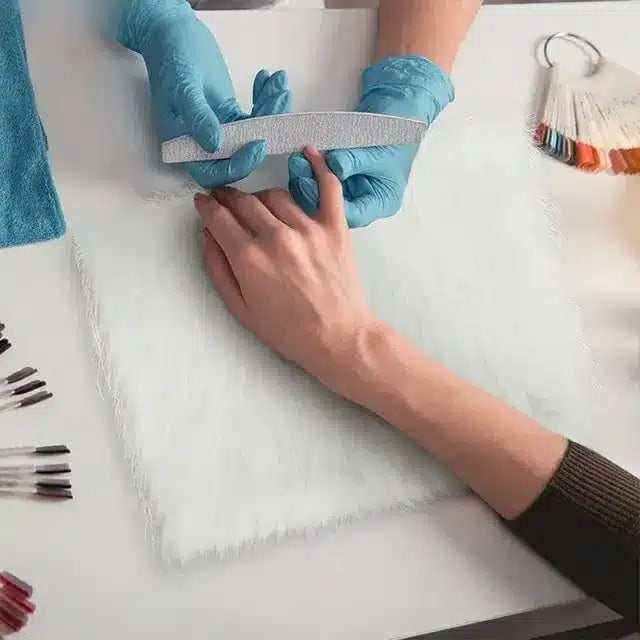 Nail Photography Plush Fur Mat