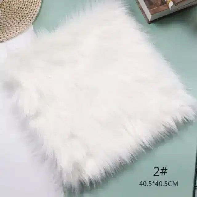 Nail Photography Plush Fur Mat