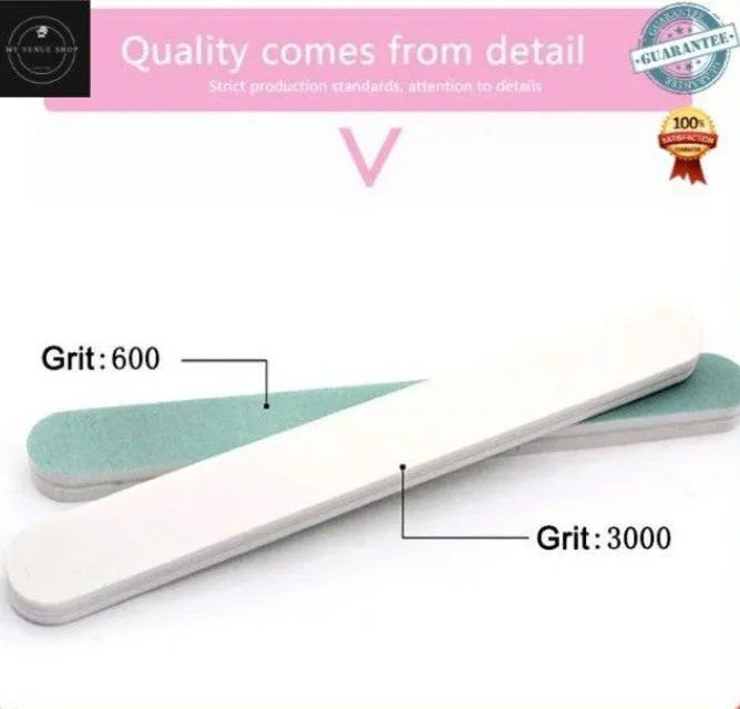 Nail Polishing Soft Nail Buffer (600/3000 Grit)