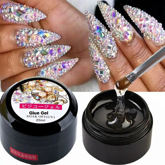 Nail Rhinestones UV Glue Gel