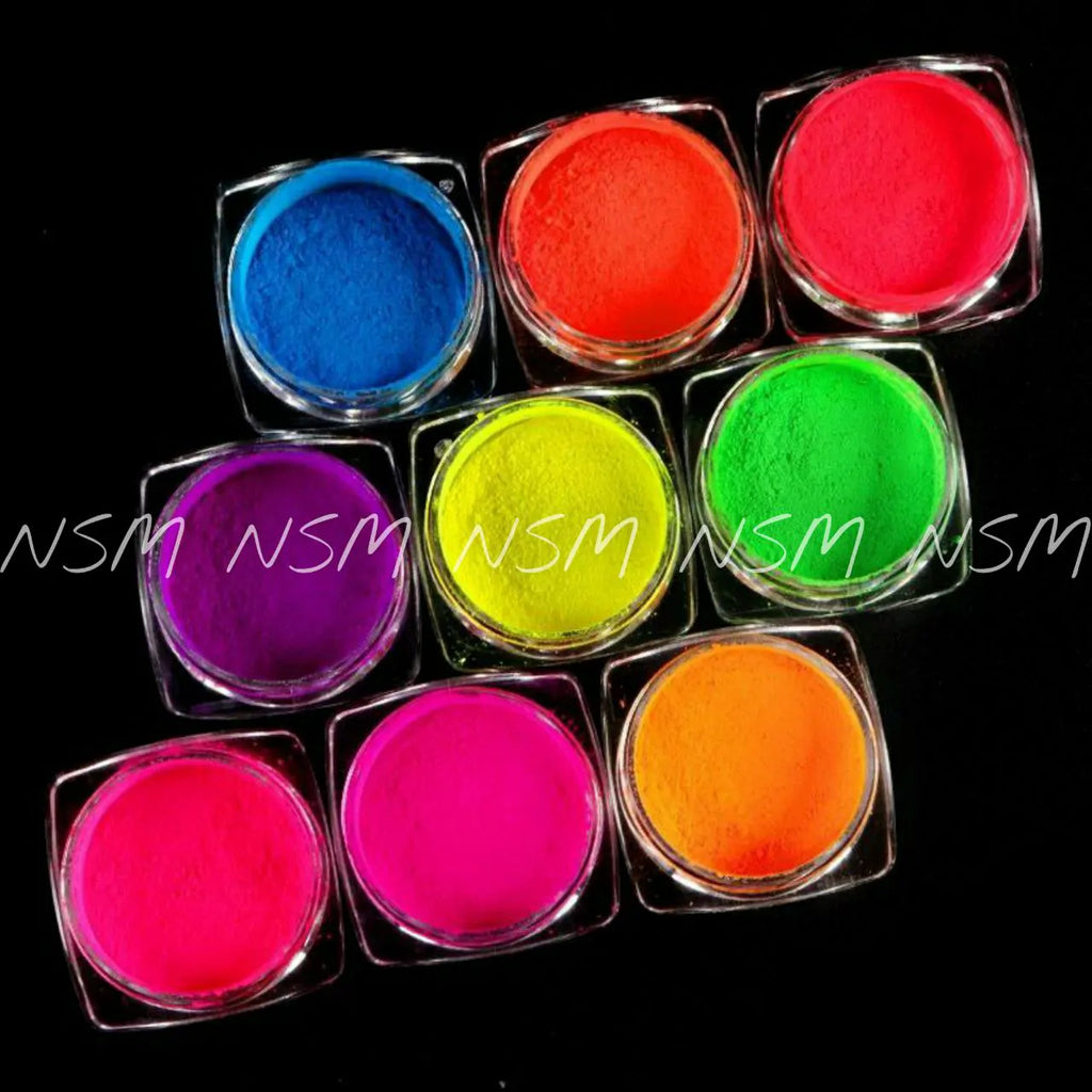 Neon Pigments (Set Of 9 Random Colors)