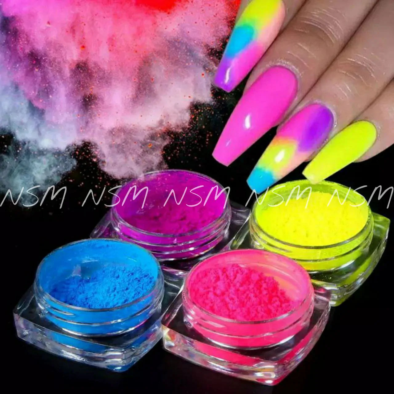 Neon Pigments (Set Of 9 Random Colors)