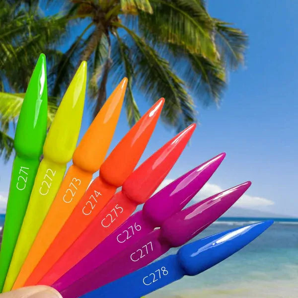 Canni Neon Rainbow Series Gel Polish Set (16ml)