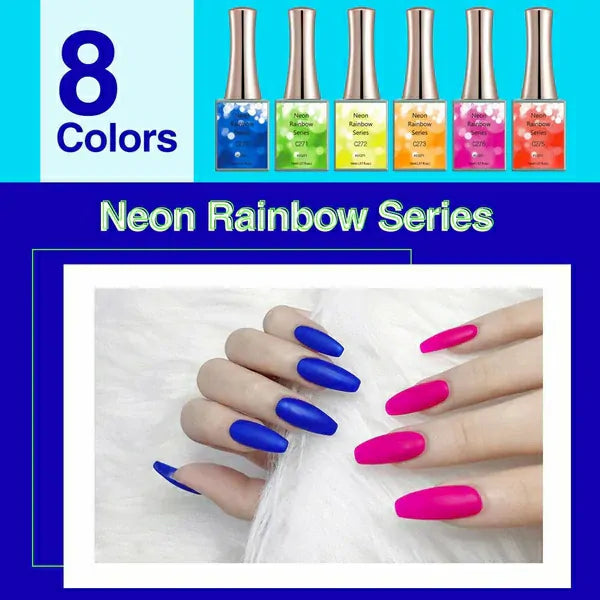 Canni Neon Rainbow Series Gel Polish Set (16ml)