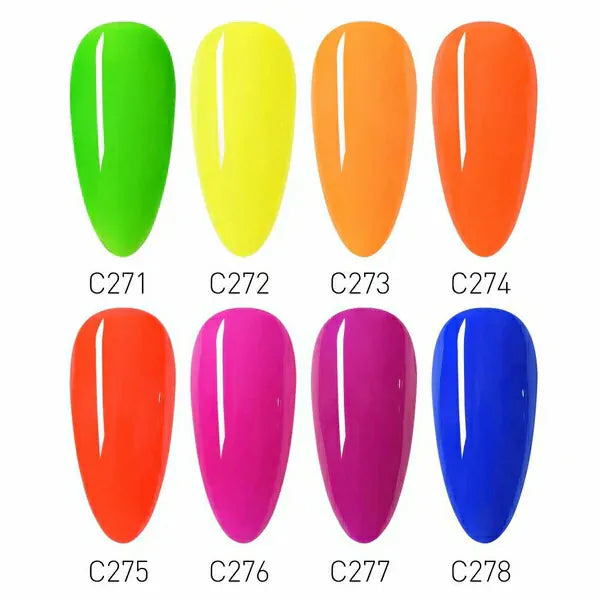 Canni Neon Rainbow Series Gel Polish Set (16ml)