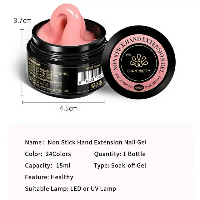 Born Pretty Aurora Non Stick Hand Extension Gel (15ml) NEG19