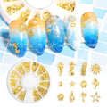 Beach Themed Nail Accessories Wheel