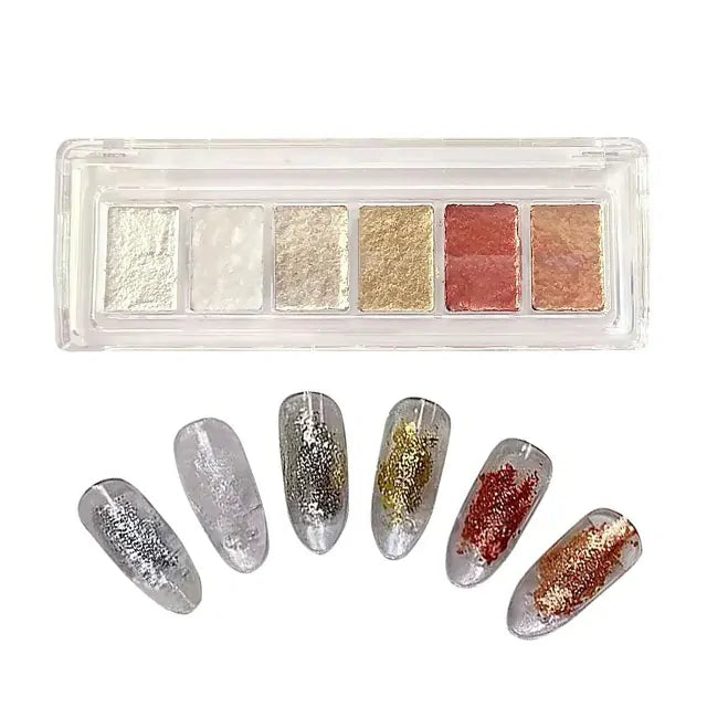 Opal Pearl Cream Pigments Palette (6 In 1)