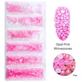 Opal Pink Rhinestones Sheet