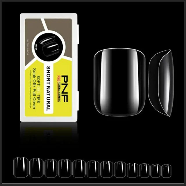 PNF Short Square Gel Tips (550 Tips)