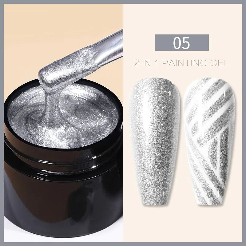 Born Pretty Silver Painting Gel Pot (5ml)