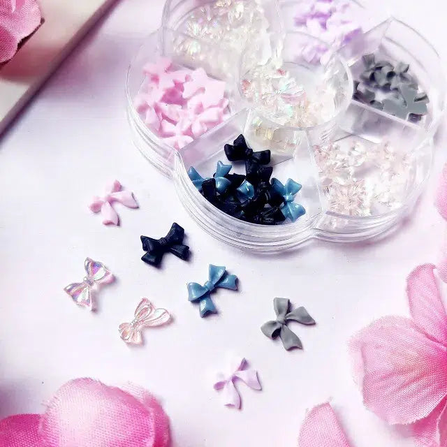 Pastel And Aurora Bow Charms Wheel Box