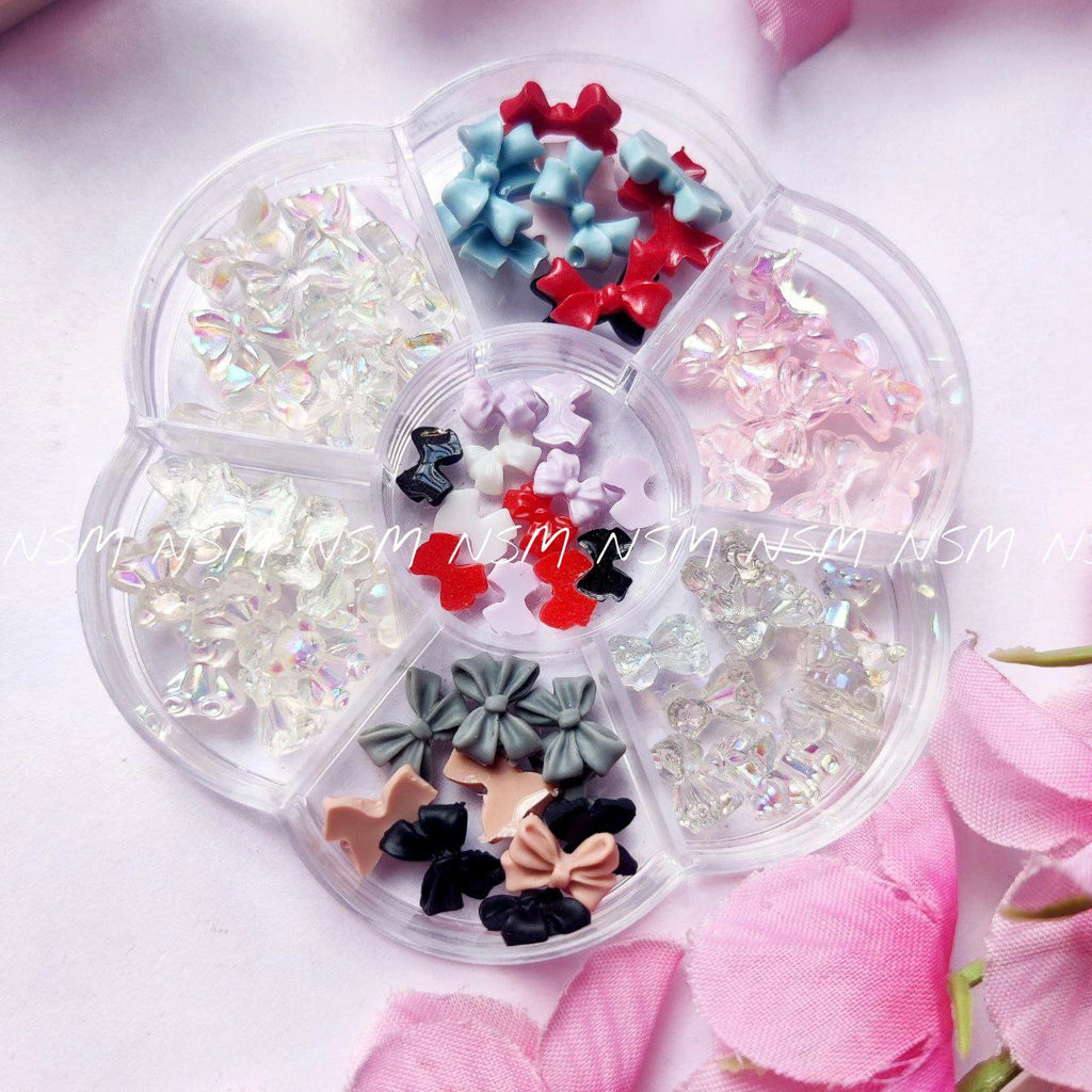 Pastel Bows And Aurora Teddy Bear Charms Wheel Box