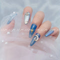 Pearl Moon Nail Charms (2 Pc set)