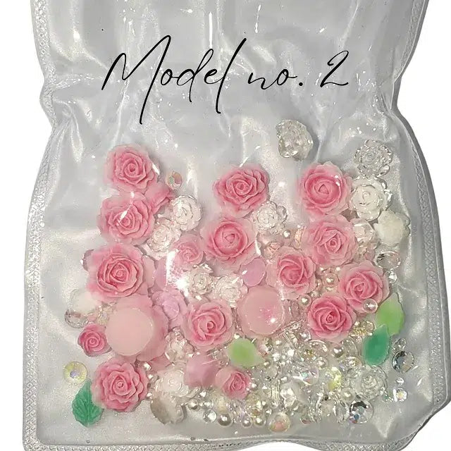 Pearl Rose Nail Charms Pack (Model No. 2)