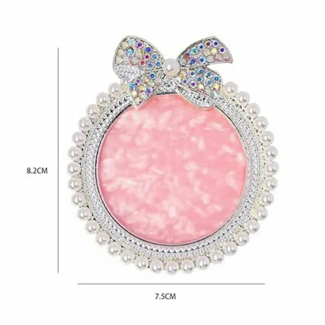 Pearl Studded Bow Nail Art Mixing Palette