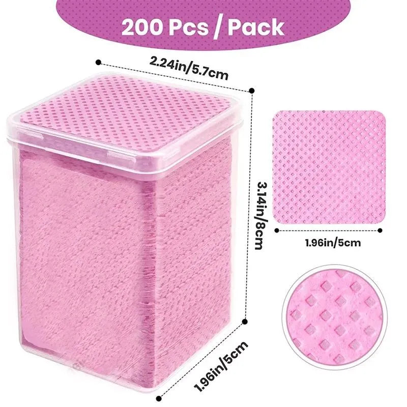 Perforated Lint Free Wipes Box (200 Pcs)