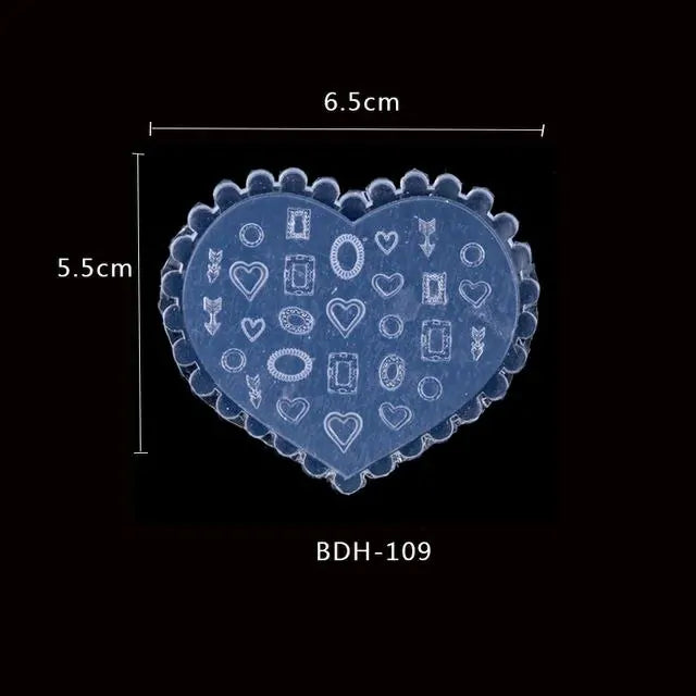 Photo Frames Silicon Nail Art Mold