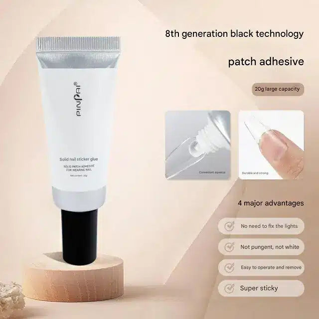 Solid Nail Tips Glue Gel Tube (20gm)