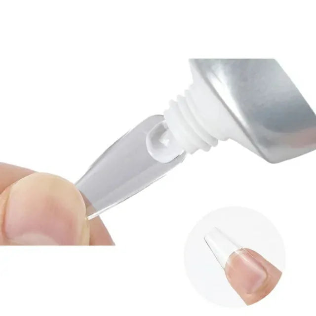 Solid Nail Tips Glue Gel Tube (20gm)