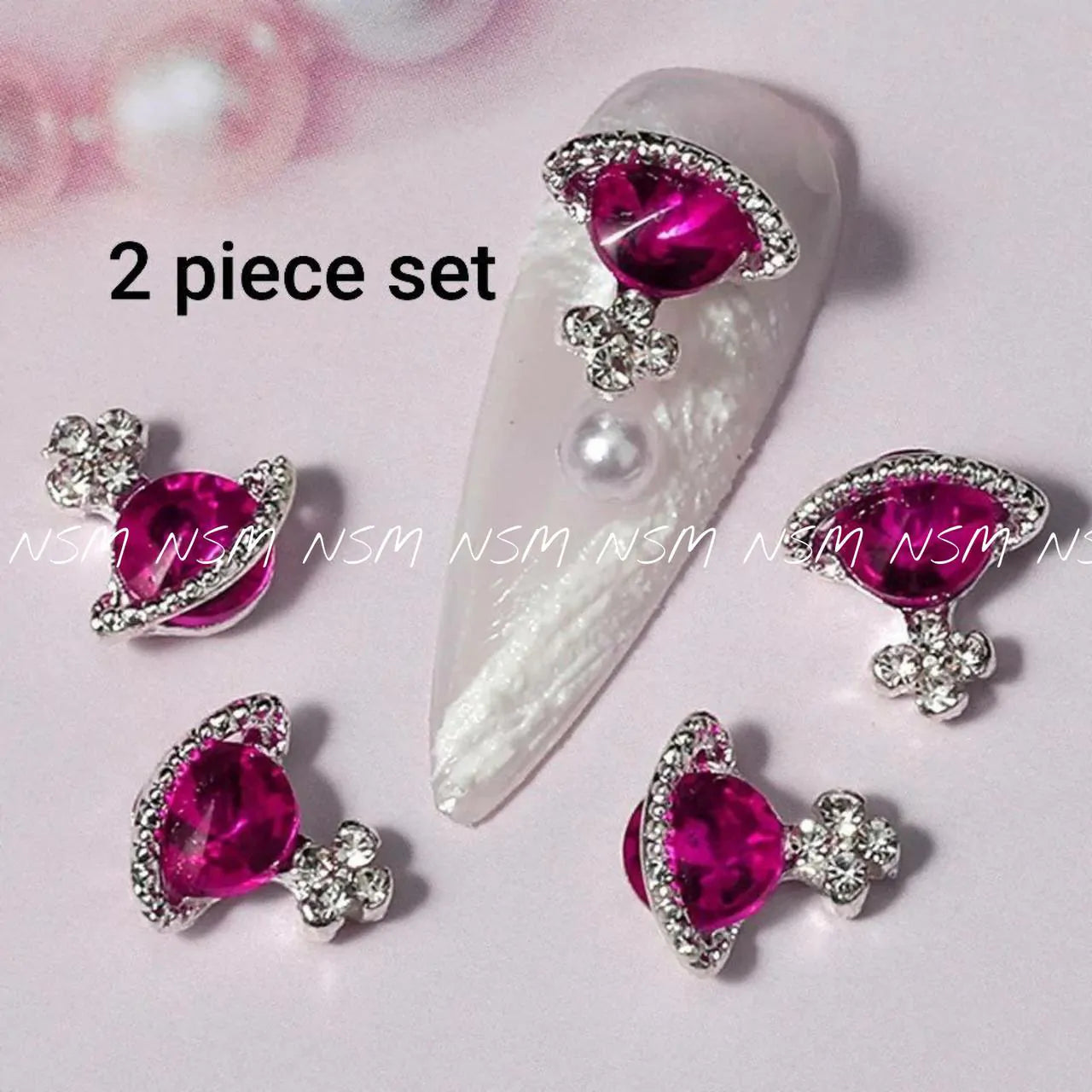 Planet Nail Charms (2pc Set)