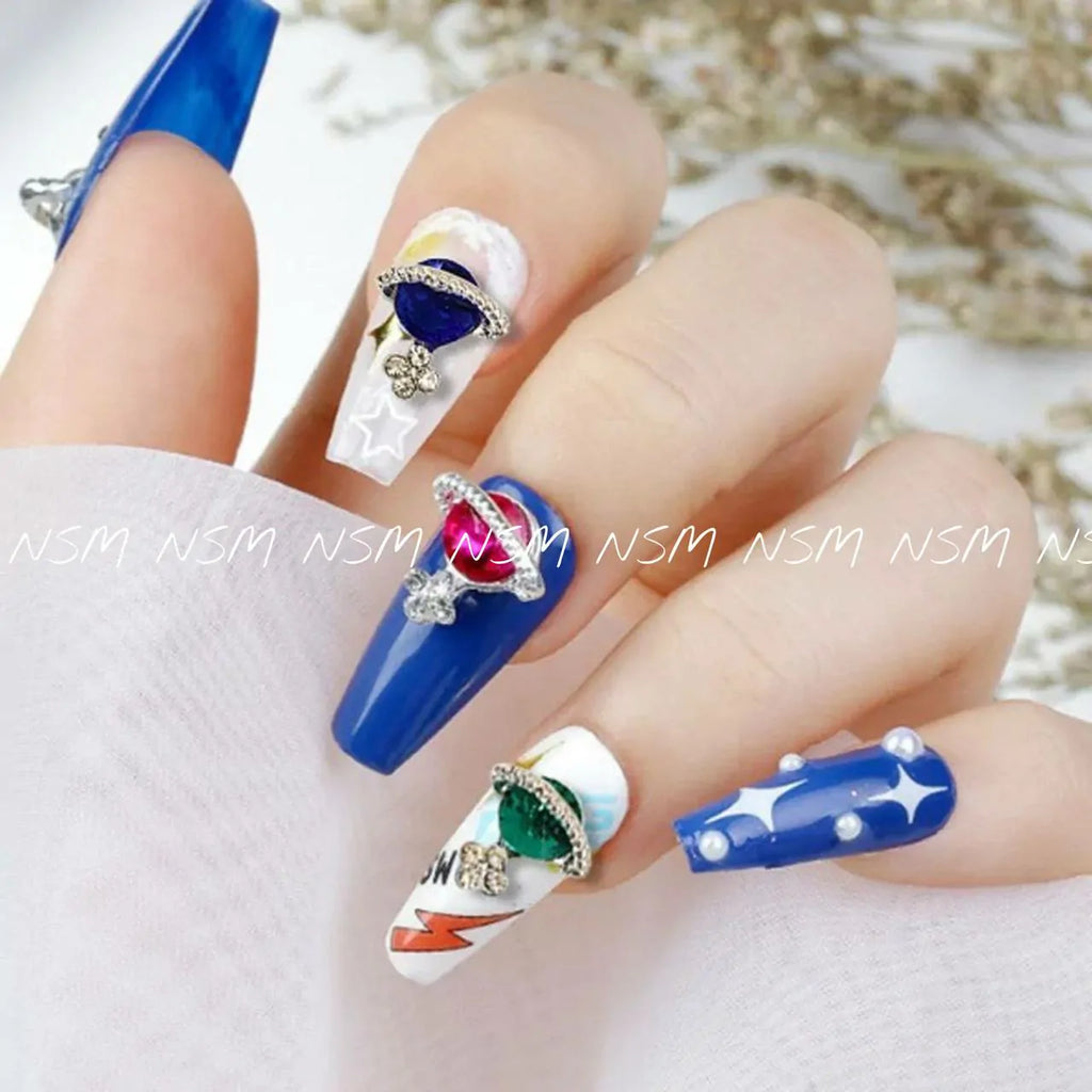 Planet Nail Charms (2pc Set)