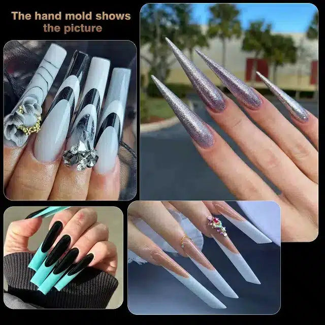 Polygel Nail Dual Forms Set (288 Pcs)