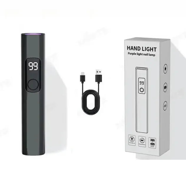 Portable And Rechargeable Cordless Mini UV LED Nail Lamp Torch