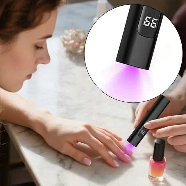 Portable And Rechargeable Cordless Mini UV LED Nail Lamp Torch
